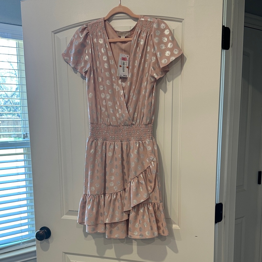 MICHAEL Michael Kors Pink Midi Dress